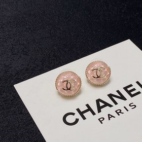 1880140 Chanel с двойным C, лаконичный ромбовидный круглый, прозр