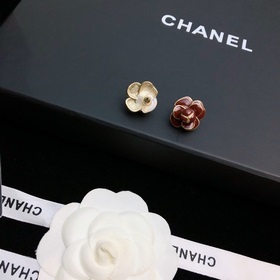 Новые серьги Chanel из серебра 925 пробы с латунными штифтами, со
