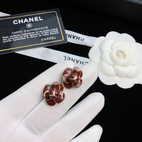 Новые серьги Chanel из серебра 925 пробы с латунными штифтами, со