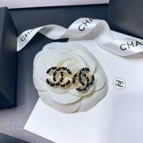 1880  Z-модель Маленькие буквички CHANEL Сережки-гвоздики с крис