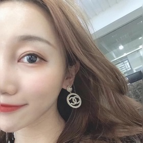 Новые летние серьги Chanel с жемчужинами двойной буквой C, оригин