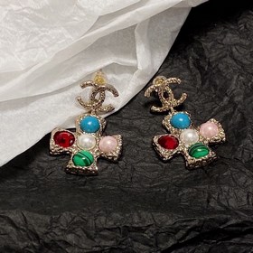 Chanel  Серьги Chanel с двойной буквой C. Эти серьги можно носит