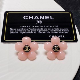 Летняя коллекция 2023 【Chanel】 Классические серьги-гвоздики с ро