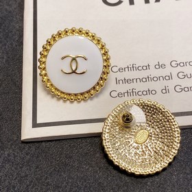Новая версия Chanel подержанные белые серьги-капли. Оригинальный 