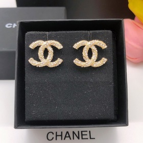 Номер XED0034 Z-модель, CHANEL, серьги-кольца, старинный золотой 