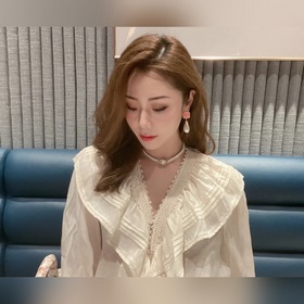 Номер XED03140   Chanel, новейшая модель, серьги-гвоздики с дв