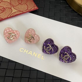 Chanel подержанные серьги с двойным логотипом. Оригинальная копия