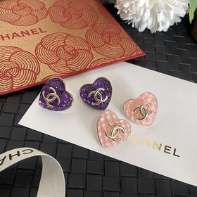 Chanel подержанные серьги с двойным логотипом. Оригинальная копия