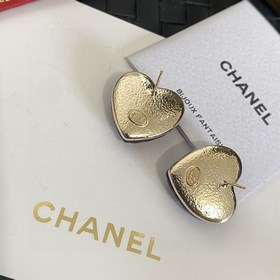 Chanel подержанные серьги с двойным логотипом. Оригинальная копия