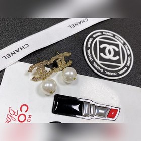 Chanel подержанные серьги с двойным логотипом. Оригинальная копия