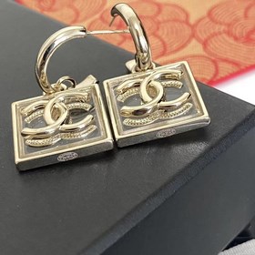 1880140  [Xiao Xiang 23s объемные двусторонние квадратные серьги