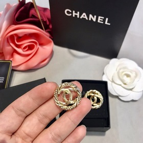 Chanel CHANEL Серьги Оригинальный латунь Высочайшее качество, вы