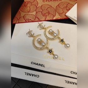【Оригинальный продукт】 Сережки-кошачьи ушки от Chanel, оригинальн