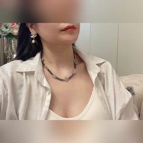 Номер XED0202 Классические серьги Chanel с двойным C из маленьких