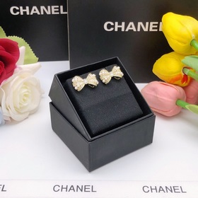 Номер XED0214 CHANEL, оригинальная новая модель, серьги-гвоздики