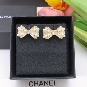 Номер XED0214 CHANEL, оригинальная новая модель, серьги-гвоздики 