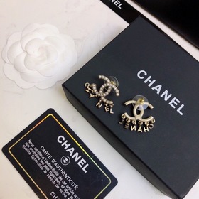 Chanel маленькие серьги-гвоздики! Оригинальные детали логотипа, п