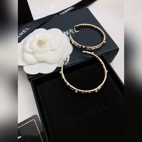 Новые серьги-крючки от Chanel  [Высококачественная версия] Высо