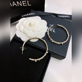 Новые серьги-крючки от Chanel  [Высококачественная версия] Высо