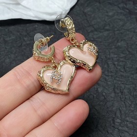 1880  Chanel, этот дизайн очень нравится. Серьги Chanel с розовы