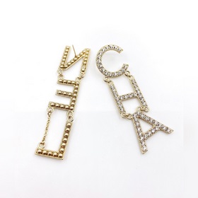 Chanel маленькие серьги с буквами кисточками, высокое качество, 