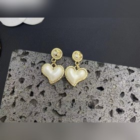 Chanel подержанные серьги с двойным логотипом. Оригинальная копия