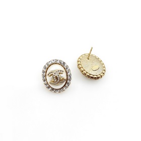 Новые серьги Chanel с жемчужинами, 925 серебро, латунь, два цвета