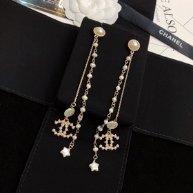 Chanel Романтичные серьги с кисточками, подходят к любому стилю, 