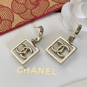1880140  [Xiao Xiang 23s объемные двусторонние квадратные серьги