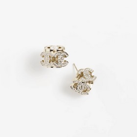 Популярные серьги Chanel в наличии. CHAN 23 Серьги-гвоздики с дво