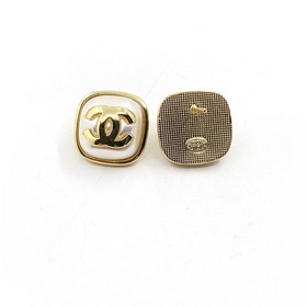 Chanel Новые квадратные серьги-гвоздики с жемчужинами, изготовле