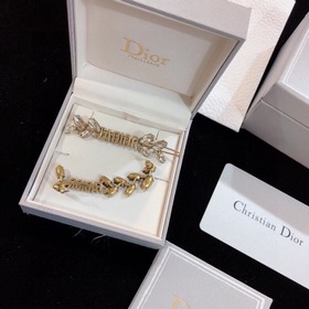 Популярные односторонние серьги Dior из серии DIOR Horse Shoe с э