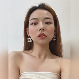 1880130 CHANEL маленькие серьги с жемчужинами Swarovski и бриллиа