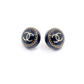 Новейшие серьги Chanel в форме круглых черных бусин из смолы, изг