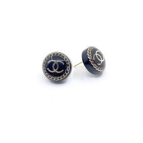 Новейшие серьги Chanel в форме круглых черных бусин из смолы, изг