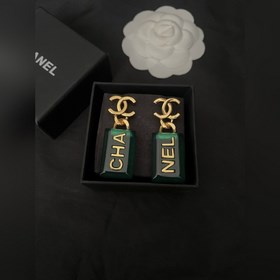1880150  Миссис Йе Ша, такая же, как у Chanel, изумрудные серьги
