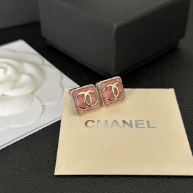 Chanel подержанные серьги с двойным логотипом. Оригинальная копия