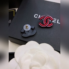 Аккриловые серьги Chanel с двойным C】Z 3000+ Акриловая коллекция 