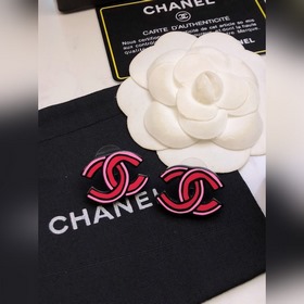 Аккриловые серьги Chanel с двойным C】Z 3000+ Акриловая коллекция 
