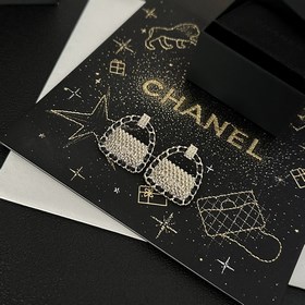 Chanel подержанные серьги с двойным логотипом. Оригинальная копия