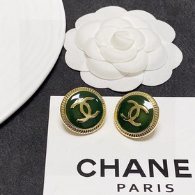 Новая модель Chanel осенне-зимняя коллекция, подержанные серьги-г