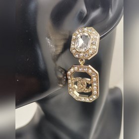 chanel23B Новая модель с геометрическими многоугольниками жемчужн