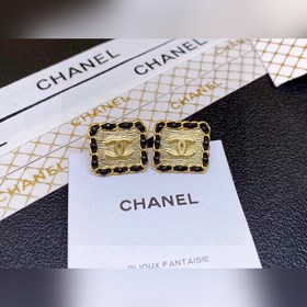 Chanel 2023 весна-лето, новые серьги с кожаным шнурком Очень прив