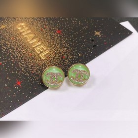 Chanel подержанные серьги с двойным логотипом. Оригинальная копия