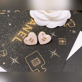 Chanel подержанные серьги с двойным логотипом. Оригинальная копия