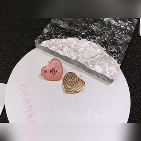 Chanel подержанные серьги с двойным логотипом. Оригинальная копия