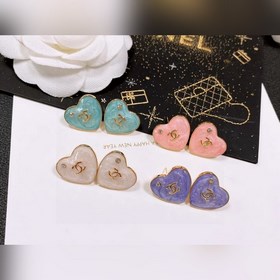 Chanel подержанные серьги с двойным логотипом. Оригинальная копия