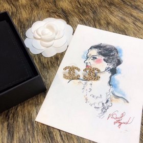 Chanel 22 года, новая модель сережек ранней весны, точная копия в