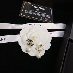 Chanel серьги-гвоздики, популярная модель, высокое качество, лучш