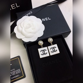 Новые серьги Chanel из чистого серебра 925 пробы с латунными элем
